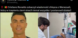 WOW! Oto GEST Cristiano Ronaldo w stronę chłopca, który przeżył trzęsienie ziemi!